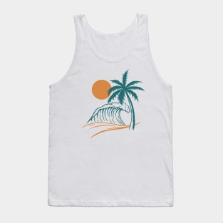 Tropical Waves Tank Top